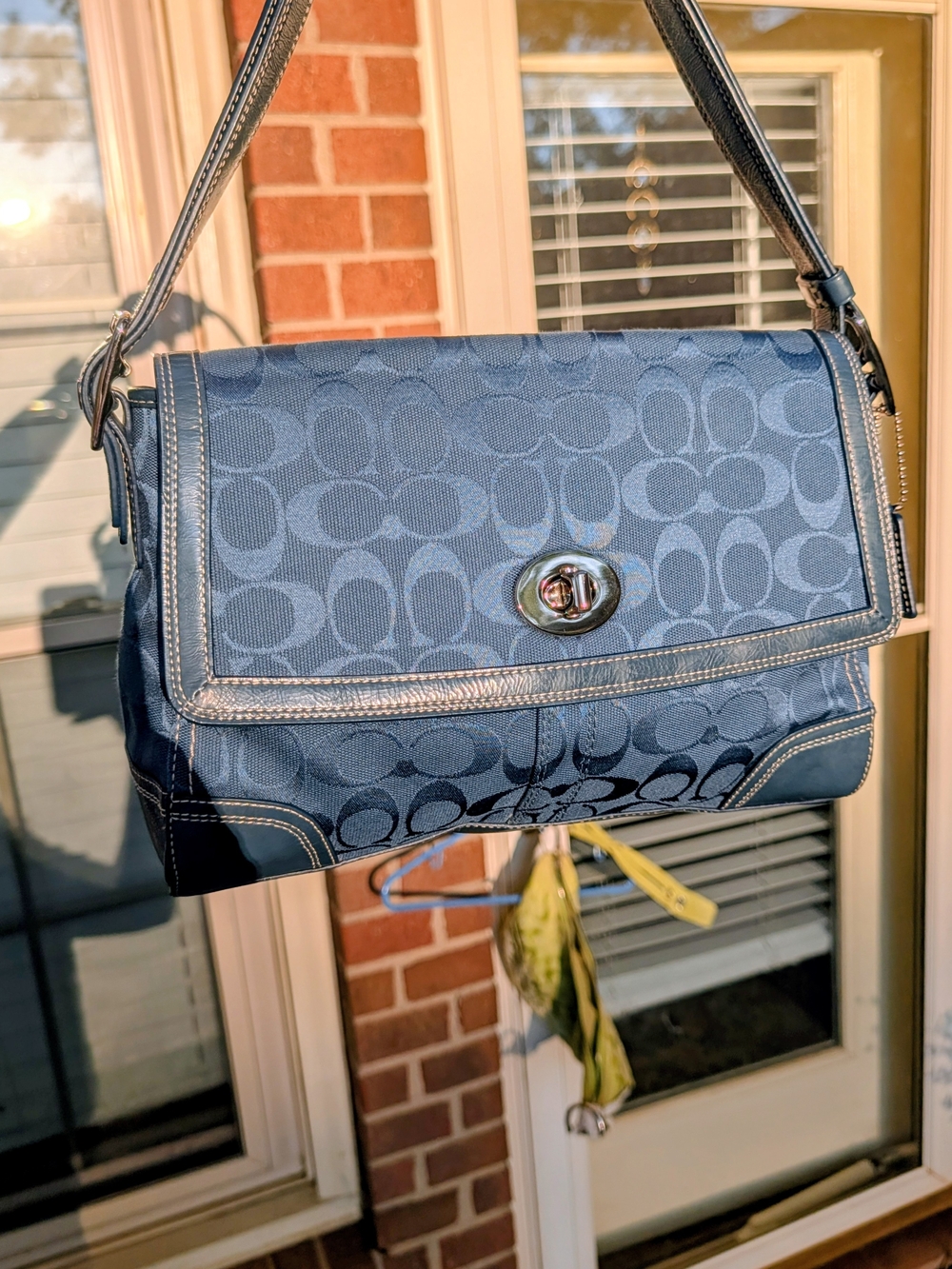 Coach Hampton Signature Flap Bag - Picture 10 of 16